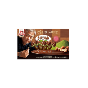Meiji Mushroom Mountain x Club Harrier Hazel Praline & Matcha