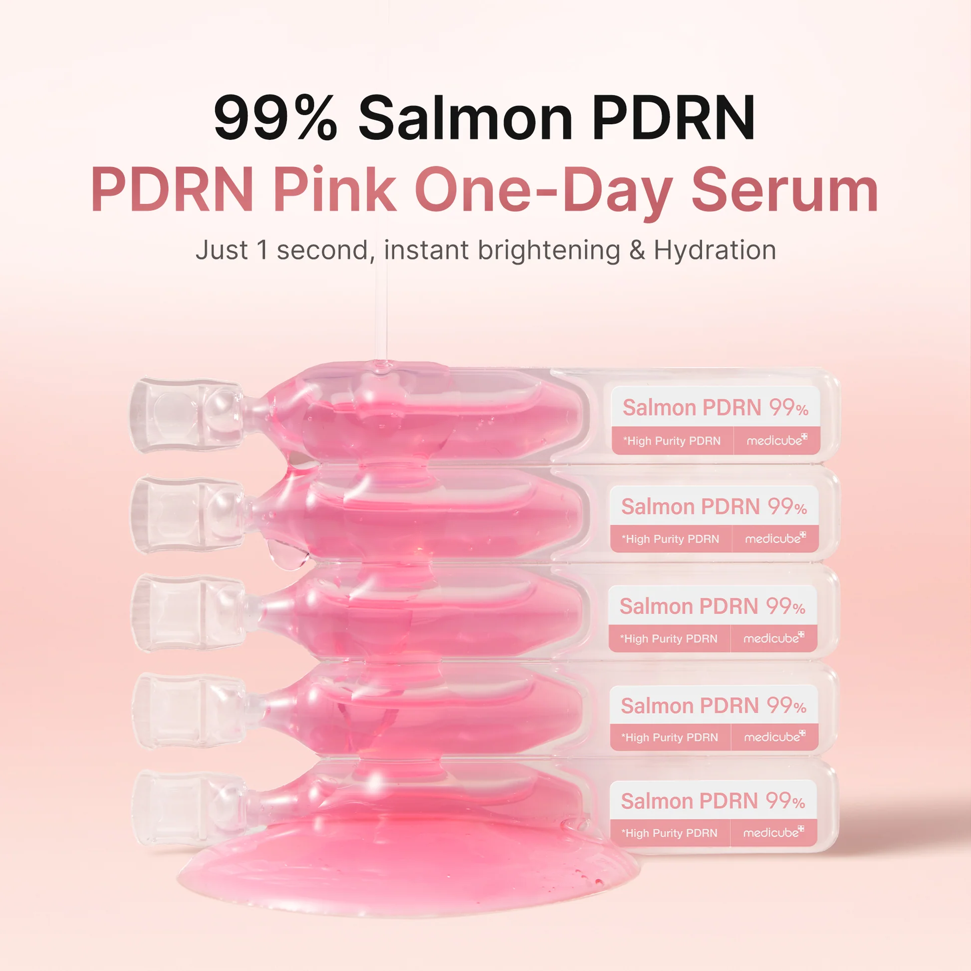Medicube PDRN Pink One Day Serum 1.5ml x 10ea - Image 2