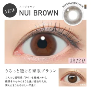 REVIA DAILY LENSES 10PCS - NUI BROWN