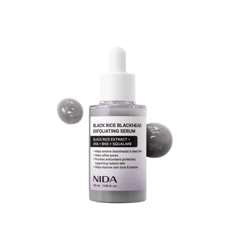 NIDA Black Rice Blackhead Exfoliating Serum 50ml