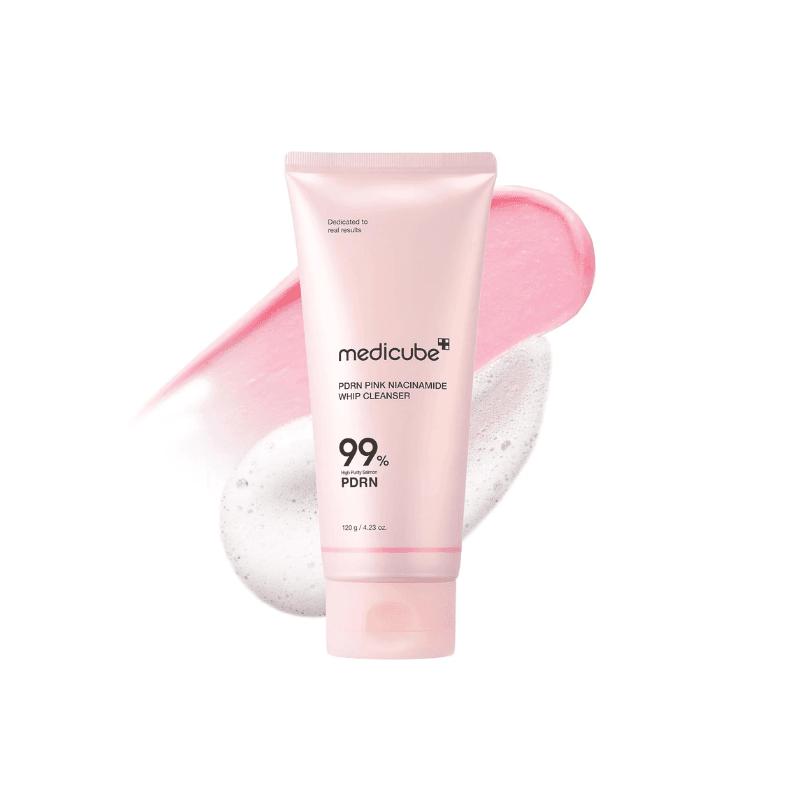 MEDICUBE PDRN Pink Niacinamide Whip Cleanser 120g