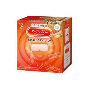 Kao MegRhythm Steam Eye Mask in the Hinoki (Japanese Cypress) Scent 12 Pieces