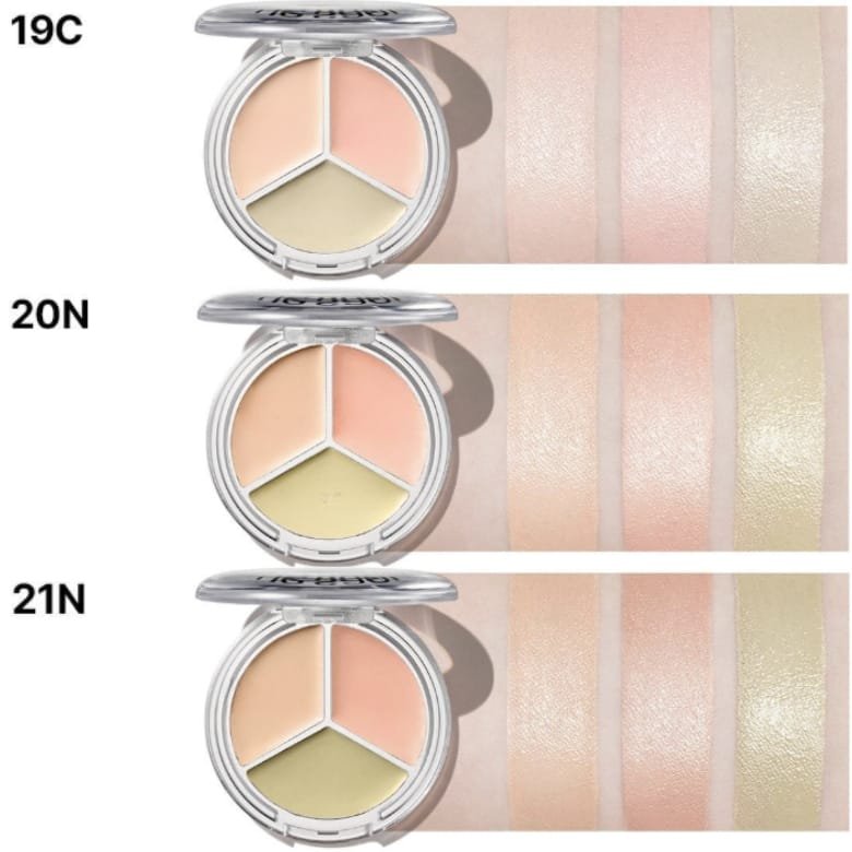 THE SAEM Cover Perfection Triple Pot Concealer Glow (3 Options) - Image 2