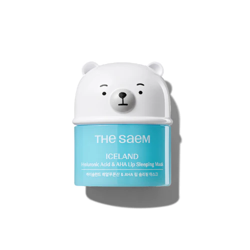 THE SAEM Iceland Hyaluronic Acid & AHA Lip Sleeping Mask