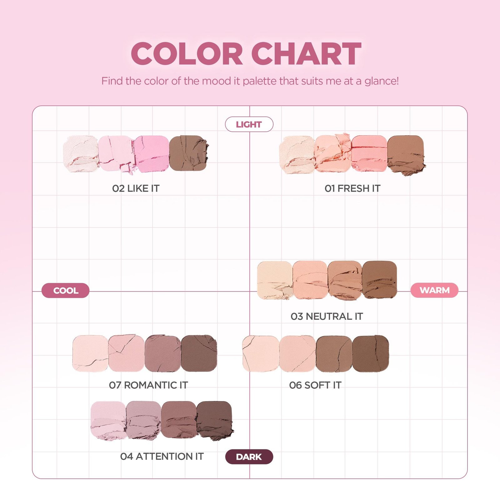 LILYBRED Mood It Palette (4 Colours) - Image 6
