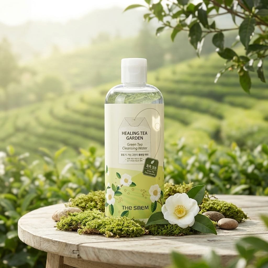The Saem Healing Tea Garden Green Tea Cleansing Water - Image 2
