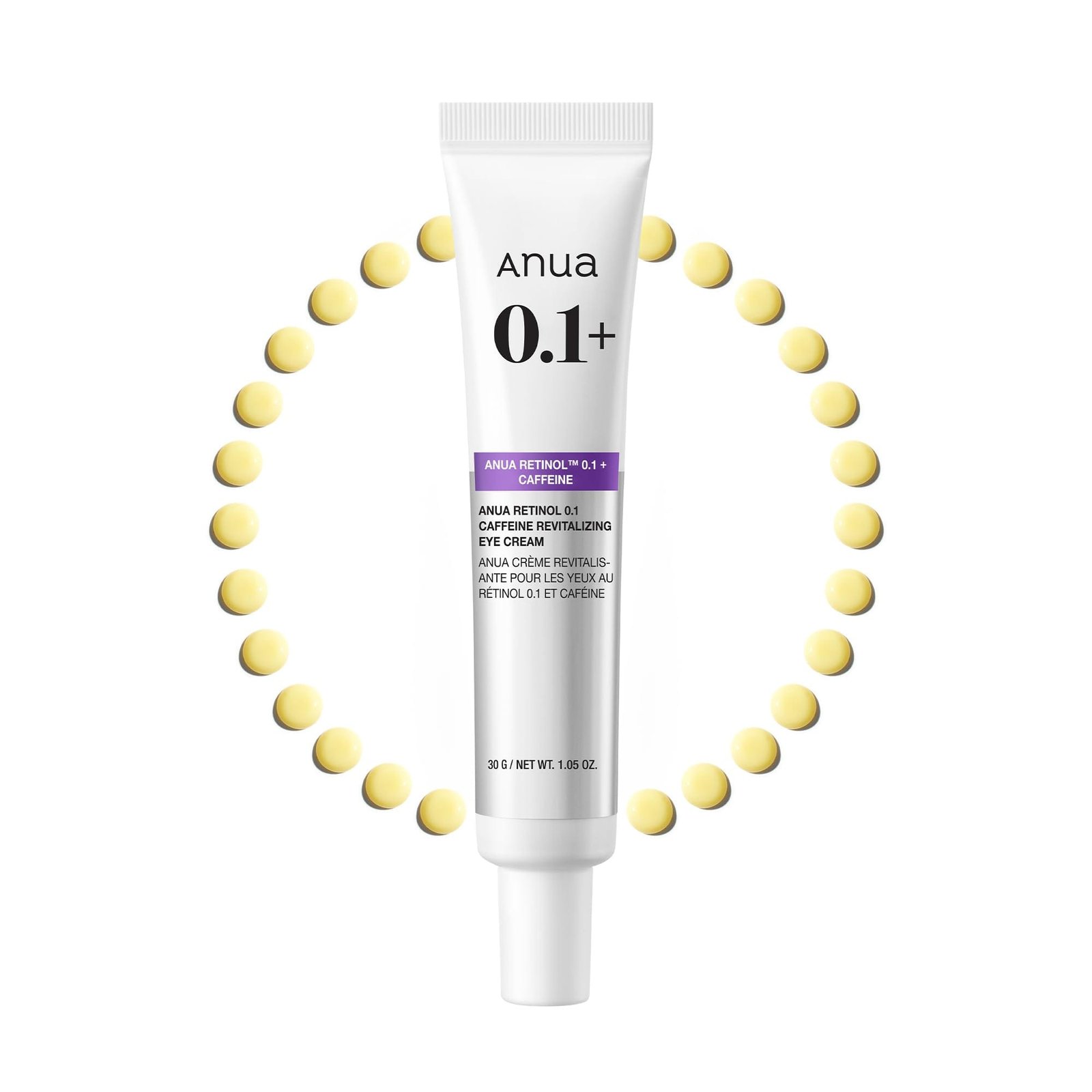 ANUA RETINOL 0.1 CAFFEINE REVITALIZING EYE CREAM 30G