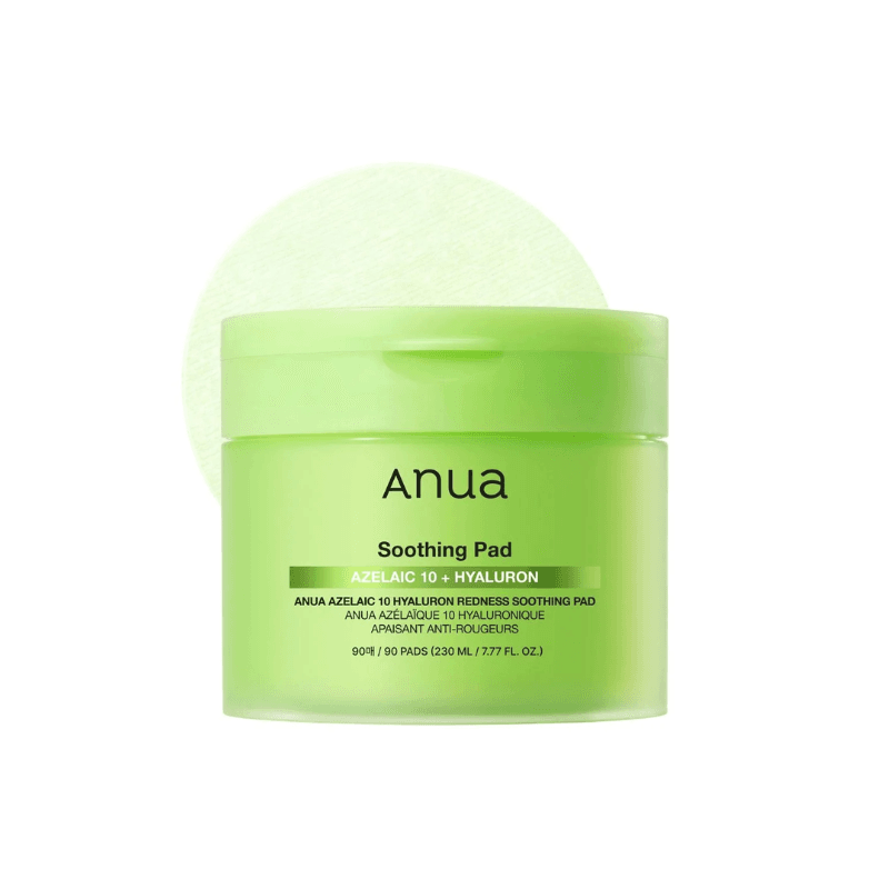 ANUA AZELAIC 10 HYALURON REDNESS SOOTHING PAD (90EA)