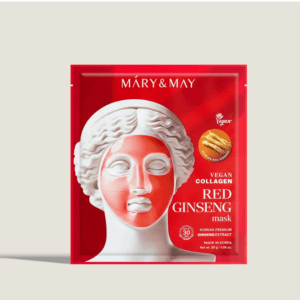 MARY&MAY MARY&MAY VEGAN COLLAGEN RED GINSENG MASK 4EA
